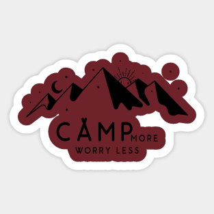 Camping Quote Sticker